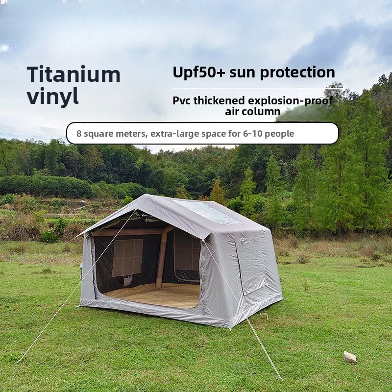 Cloud line camping starry sky inflatable tent outdoor overnight shading mosquito protection sun protection travel simpleportable