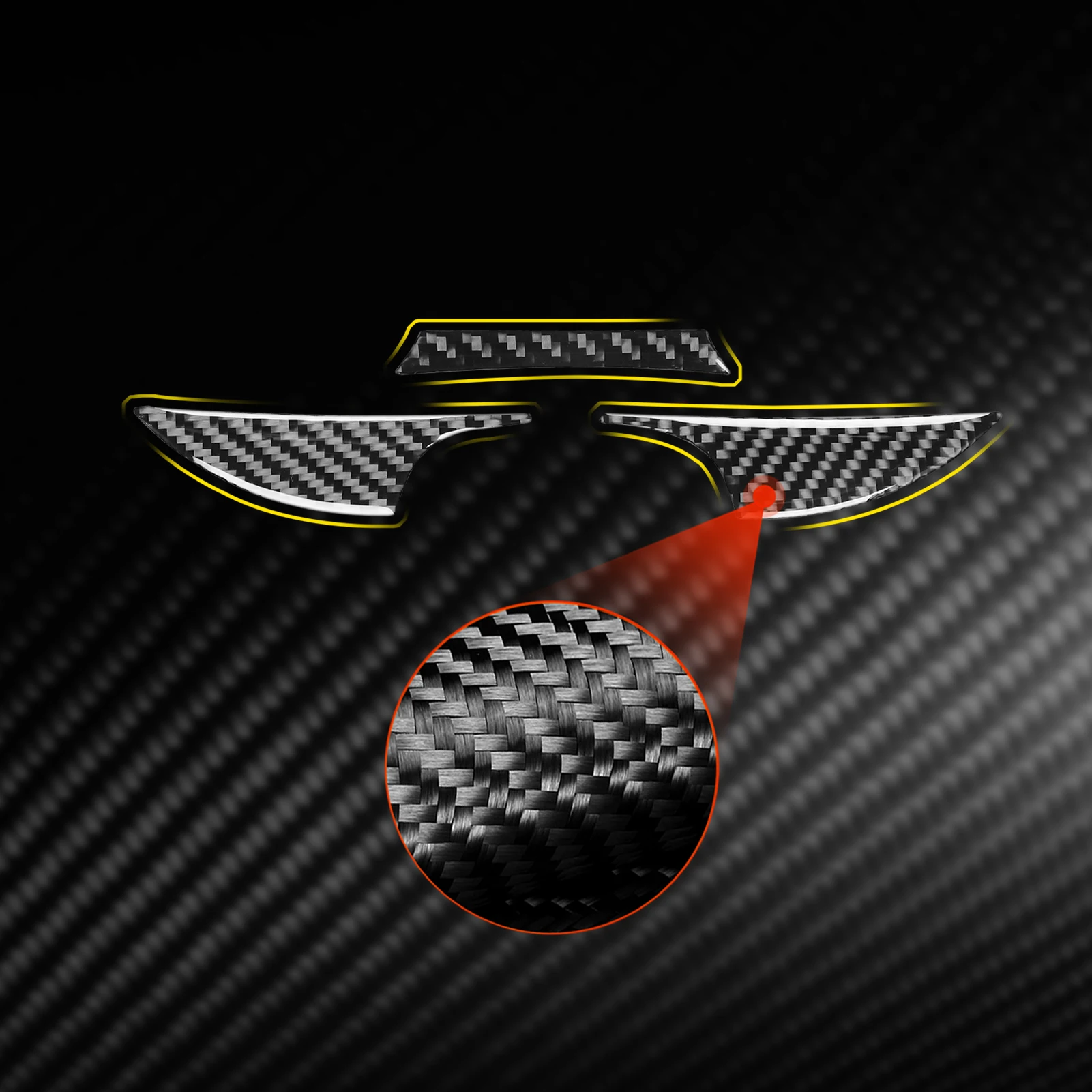 For Toyota Highlander 2008 2009 2010 2011--2013 Carbon Fiber Speedometer Trim Strip Car Interior Accessorie Decoration Sticker