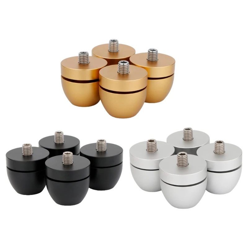 Almofadas isolamento para pés alto-falante, pinos pé, 160kg, almofadas suporte carga, dropshipping