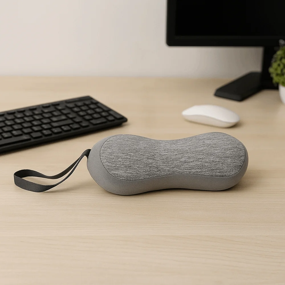 

Soft Mini Neck Pillow High Rebound Preventing Shrinkage Office Sleeping Pillow Breathable Anti-wrinkle Neck Supporting Pillow