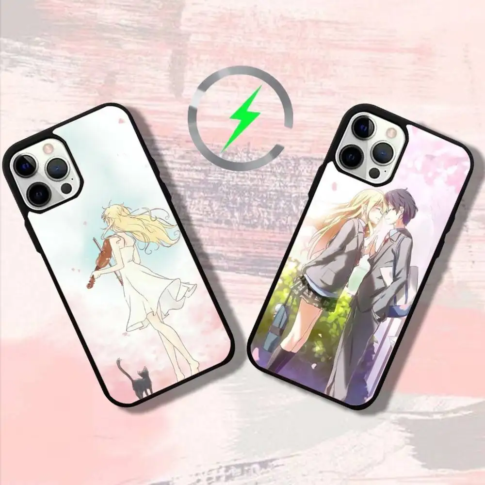 

Yours Lies in A-April Phone Case For iPhone 17,16,15,14,13,12,11,Pro,Max,Plus,Mini,SE4,E Magnetic Magsafe Wireless Charging