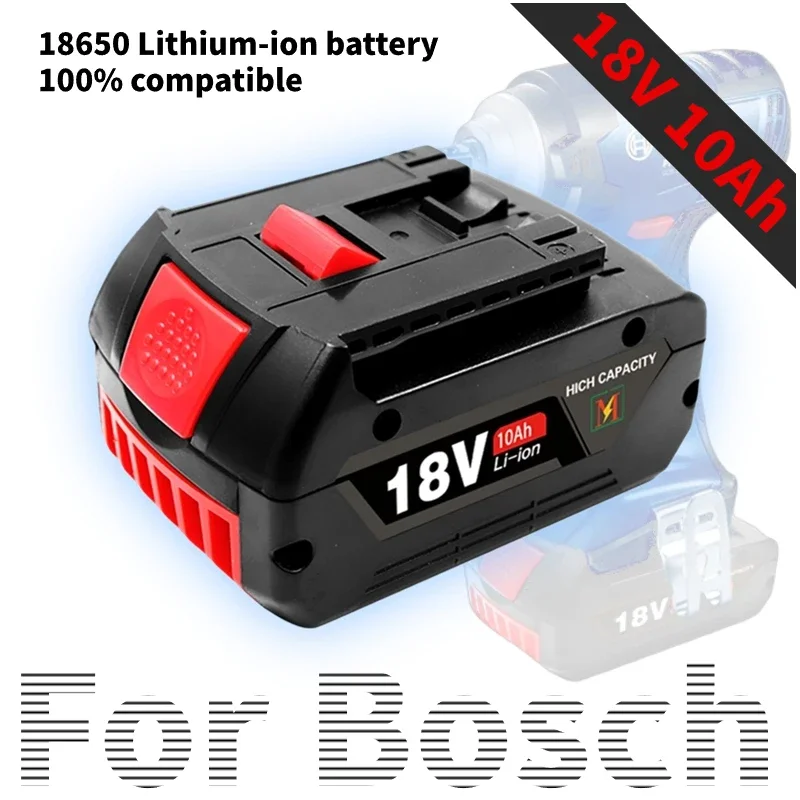 

For BOSCH Authentic 18V BAT609 BAT610 For Bosch 18V Professional 18V Li-ion Battery Drill Battery GBA18V GSR18V BAT618 BAT619