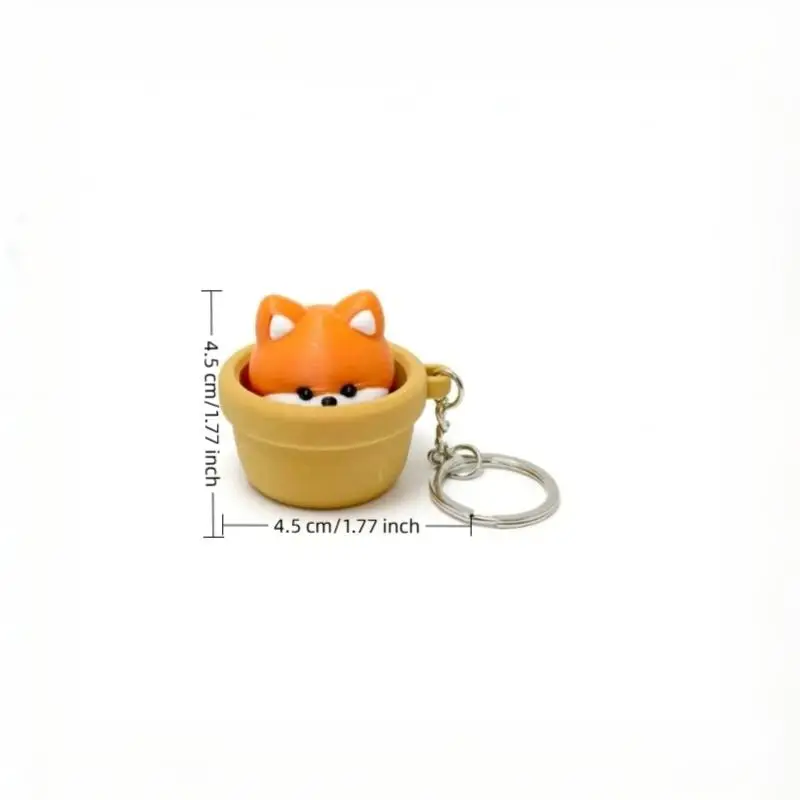 Finger-Button-Clicker Lustiger Keycap-Clicker Fidget-Schlüsselanhänger Weich Langsam Rückfedernd Antistress Druckentlastung Lustige Cartoon-Tiere – Detail 11