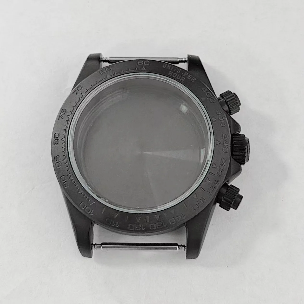 39mm Two Tone Chronograph Watch Case With Strap Hands Set Fit VK63 Quartz Movement Watch Mod Parts Watch Accessories