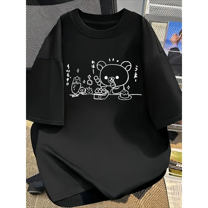 Latest Women's Outdoor Casual Breathable Printed Round Neck Micro Elastic T-shirt Versatile Fashion Trend Cotton Women's Top