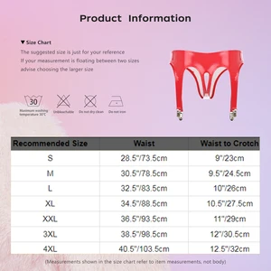 ملابس داخلية جلدية لامعة مع مشابك الرباط للنساء ، ملخصات المنشعب المفتوحة ، ثونغ فاسق ، ملابس النوادي الهذيان القوطية أفضل 8 سراويل داخلية للمبيعات مع فتح زر - رقم 6