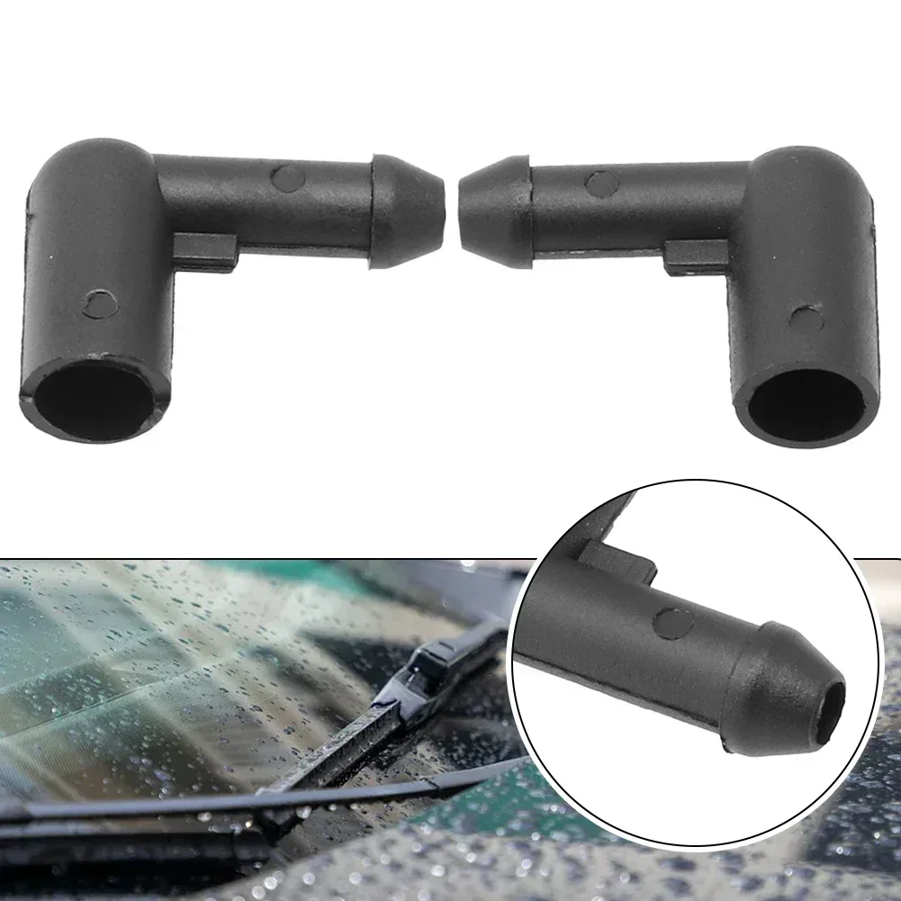 2pcs Car Windshield Washer Pump Connector Elbow 13171805 For Zafira B 2005-2014 For Astra H 2004-2010