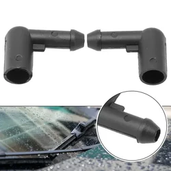 2pcs Car Windshield Washer Pump Connector Elbow 13171805 For Zafira B 2005-2014 For Astra H 2004-2010