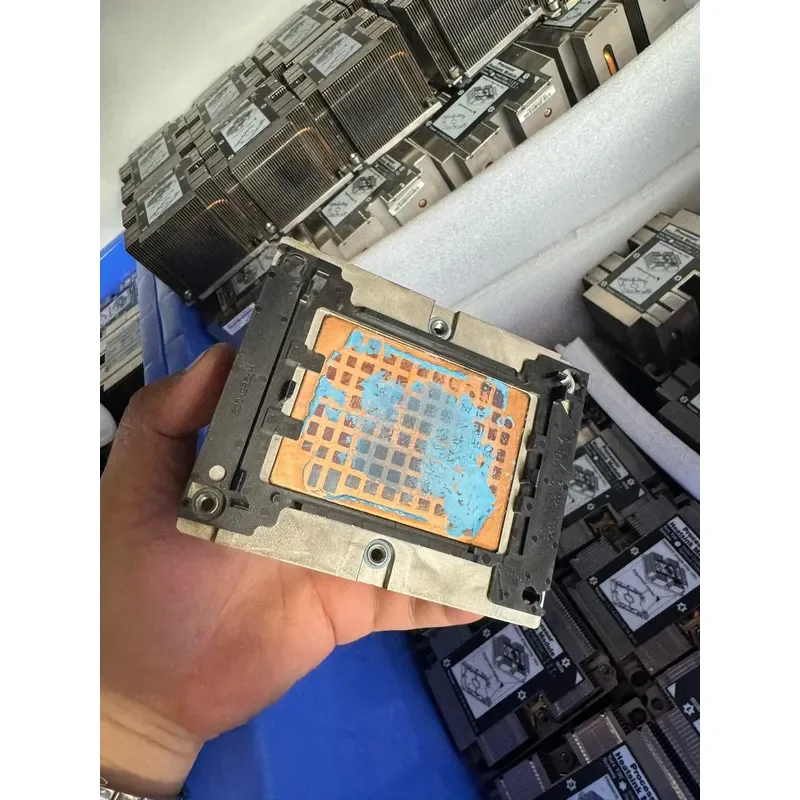 for Lenovo Server Dismantling 3647 Pin 1U 2U Rectangular Heatsink Gold Silver Medal 36