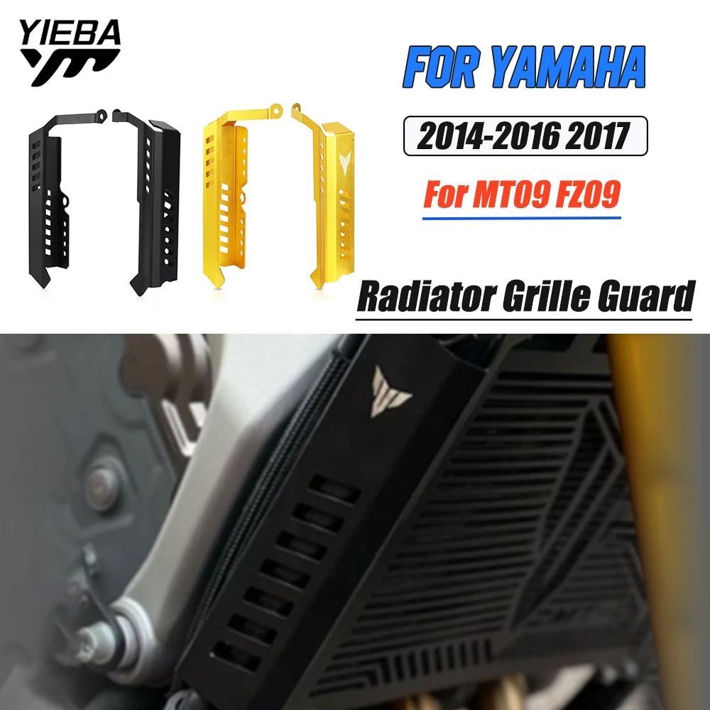 

For Yamaha MT09 FZ09 FZ-09 MT-09 2014 2015 2016 2017 Motocycle Radiator Grille Cover Water Tank Guard Water Tank Protector