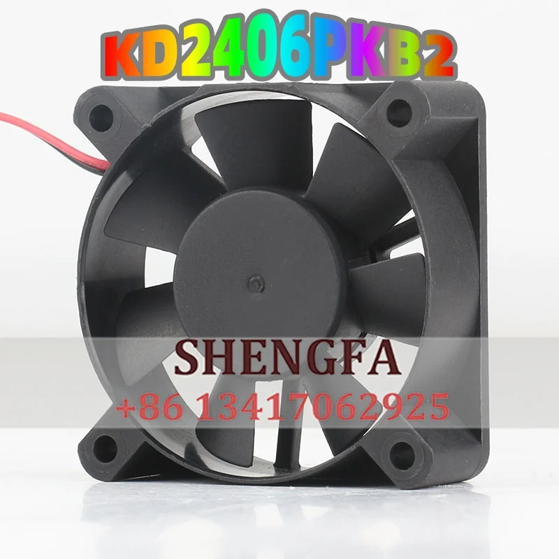 SUNON Precision KD2406PKB2 5V 12V 48V 6020 60X60X20MM 6CM 6020 2-pin cooling Fan DC 24V 1.7W