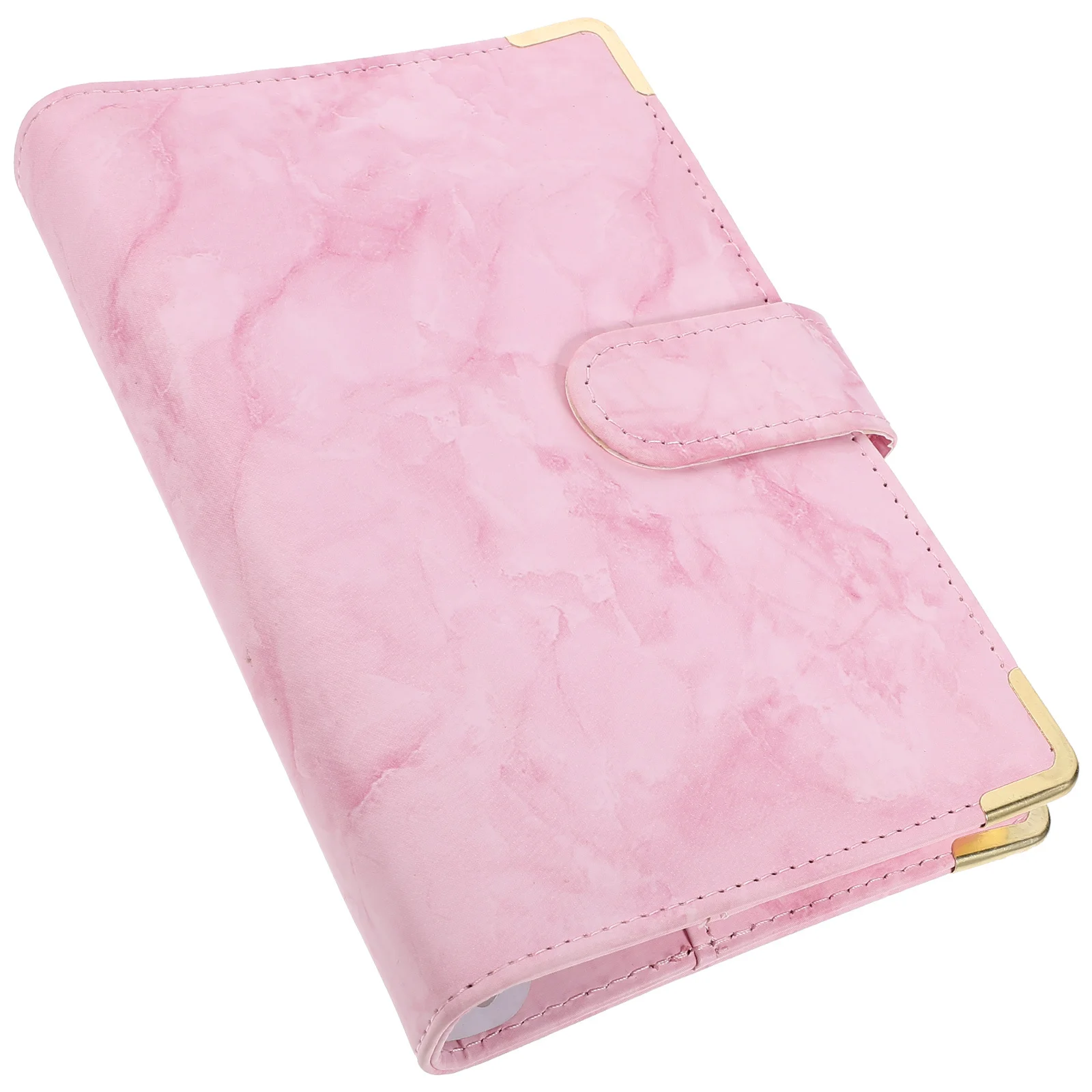 تخصيص A6 غطاء الموثق 6-حلقة مخطط الميزانية قذيفة للمدرسة مجلة المفكرة واقية سجل القصاصات الميزانية الموثق #2