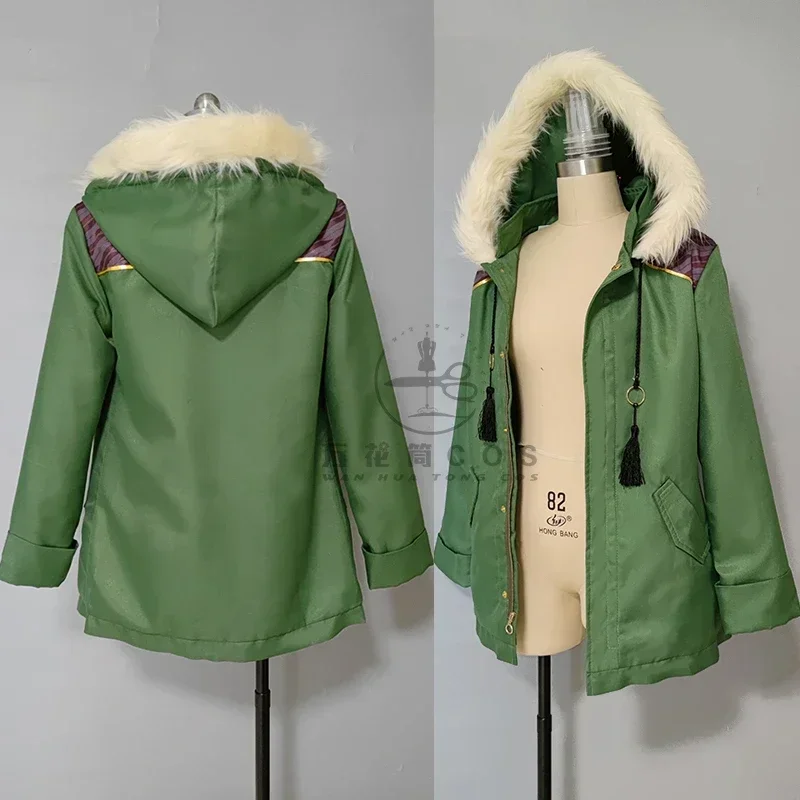 COSSUN NIJISANJI Vtuber Fushimi Gaku أزياء تنكرية للهالوين ملابس النساء والرجال معطف الشتاء