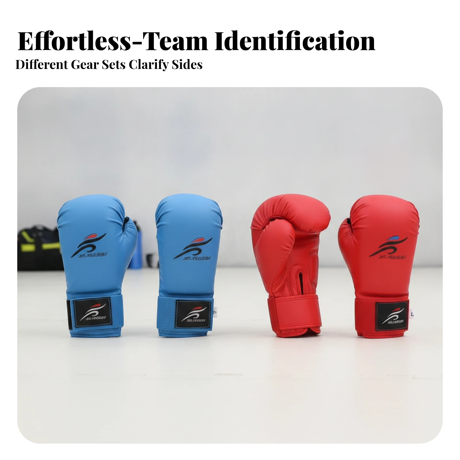 Karate Training Gloves Shock Absorption Sparring Gloves Grappling Mitts Lightweight