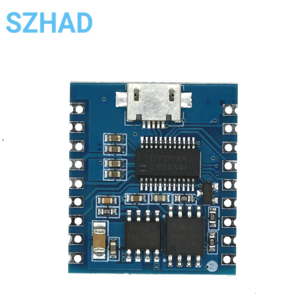 Modulo di riproduzione vocale lettore musicale MP3 scheda amplificatore Trigger i/o UART DY-SV17F DY-SV5W DY-SV8F DY-HV20T DY-HV8F per Arduino