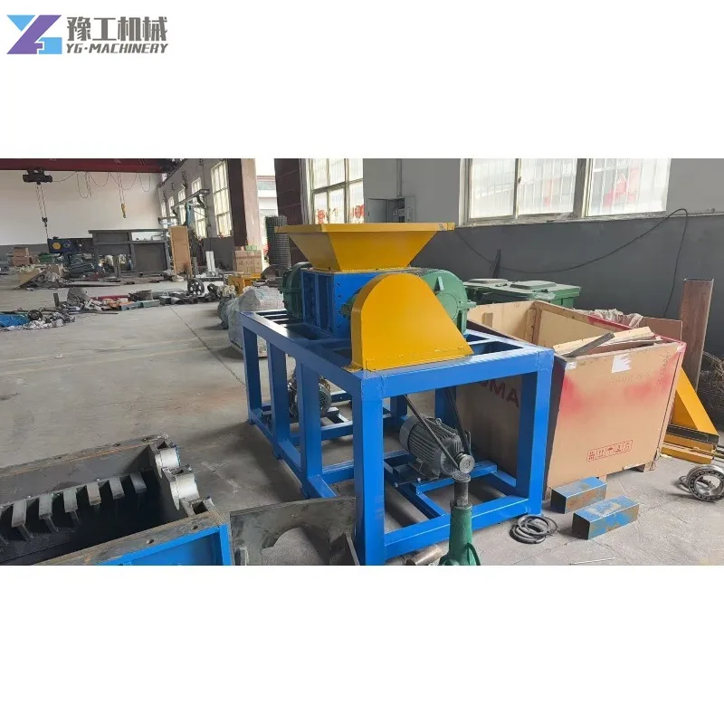 High Speed Tyre Shredder Quality Single Shaft Waste Metal Shredder Magnetic Separator Plastic Waste Shredder Machine for Mexico