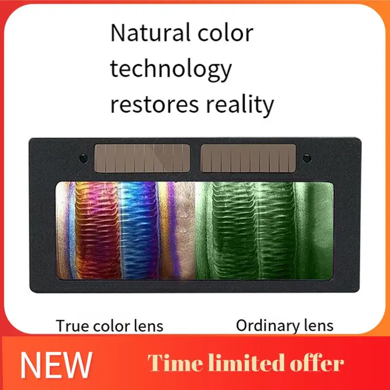 

Solar Powered Welding Lens Automatic Dimming Welding Glasses Welding Helmet Mask Accessories For Welding Lens Goggle Durable 2Pc