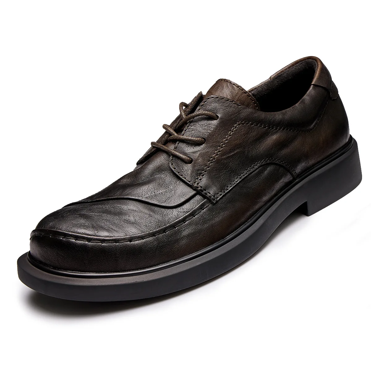 

Men Thick Bottom Fashion High Quality Genuine Leather Shoes Men,Lace-Up Business Men Shoes,Men Dress Shoes,Summer Spring Autumn