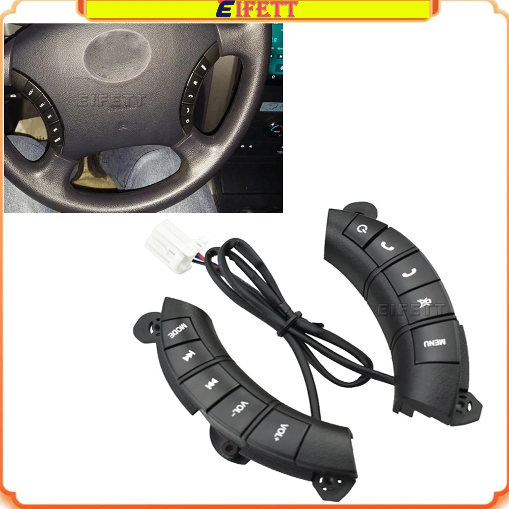 

New Steering Wheel Volume Audio Mute Mode Remote Control Phone Buttons Switch For Great Wall Hover H3 H5 2010-2013