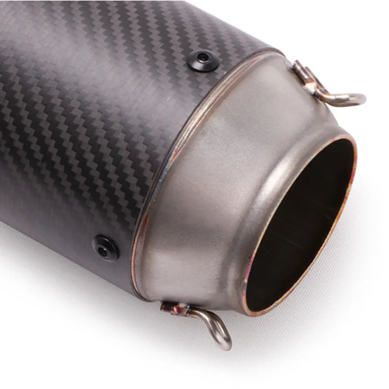Universal AR 51mm 60mm  Carbon - Exhaust Muffler Stainless Steel Universal review and price