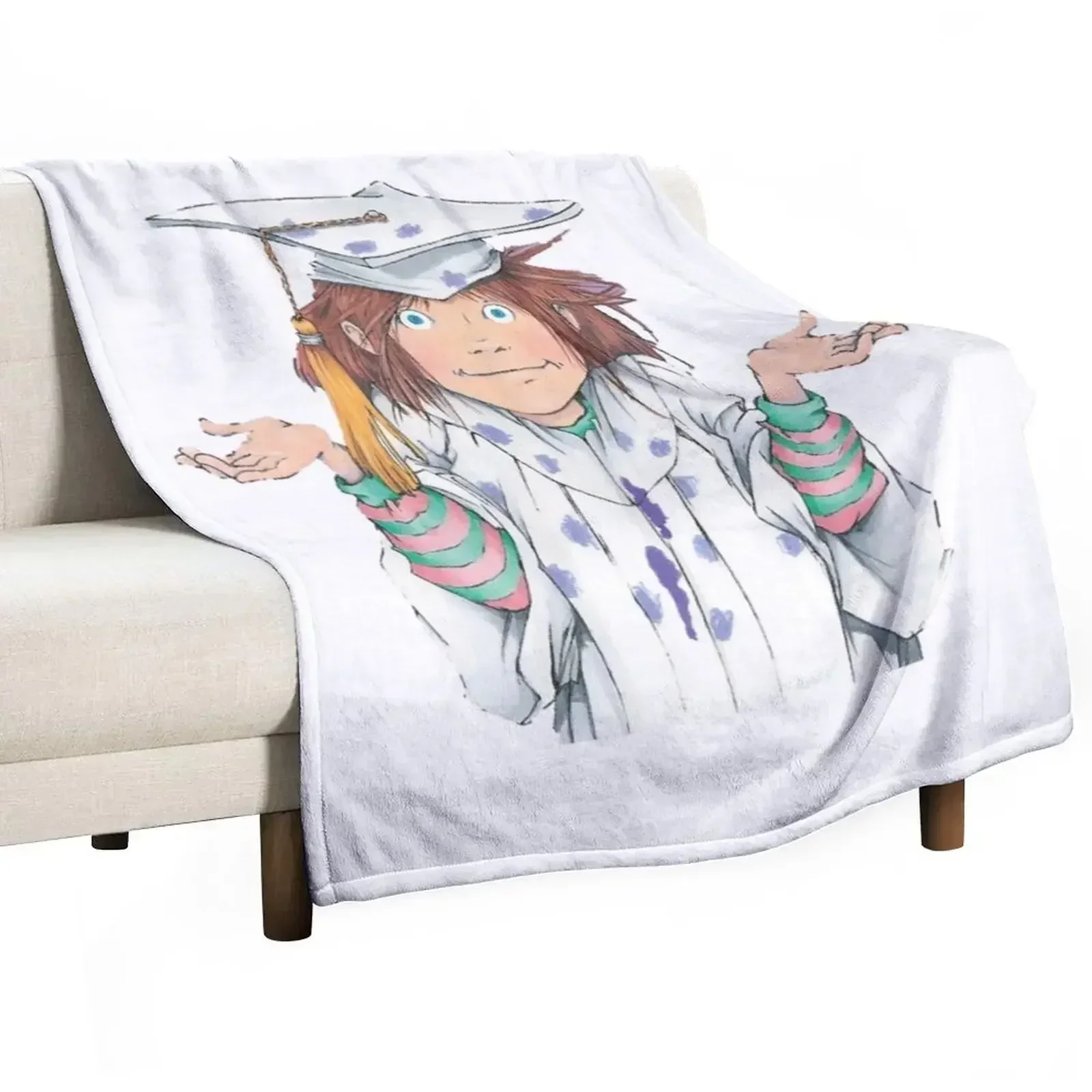 Junie B. Jones Sticker Throw Blanket Decoratives valentine gift ideas Sofas Decorative Sofas Blankets