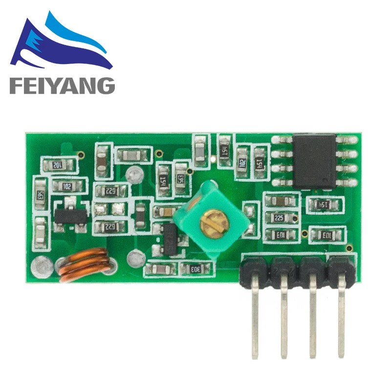 Zestaw łączników nadajnika i odbiornika RF 433 Mhz dla ARM/MCU WL DIY 315 MHZ/433 MHZ Bezprzewodowy pilot zdalnego sterowania dla arduino Diy Kit