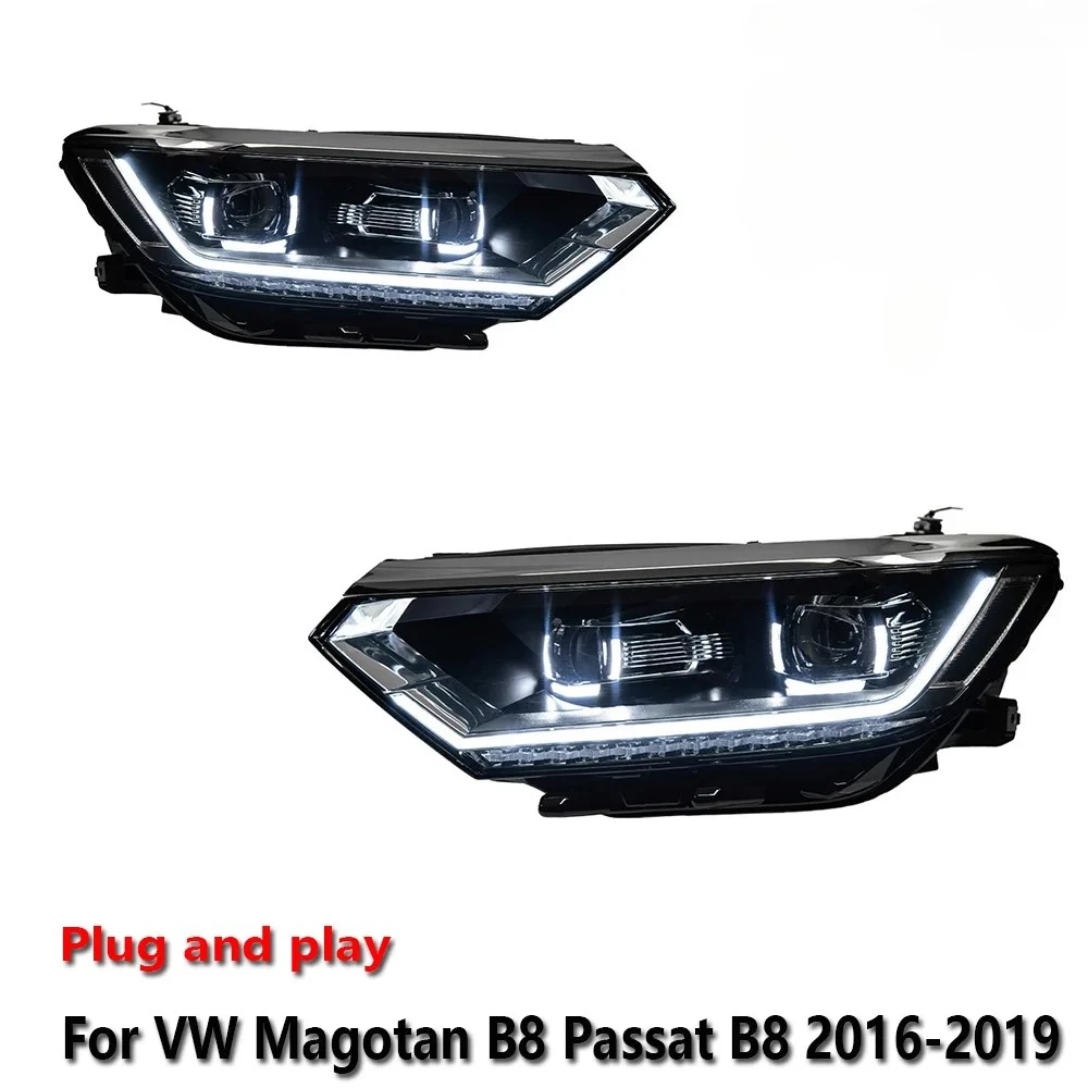 

Car LED Upgrade Headlight Accessories For VW Magotan B8 Passat B8 2016-2019 DRL Brake Turn Signal Lamp Plug and Play