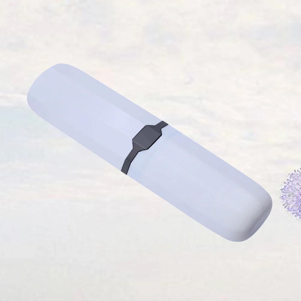 1 قطعة علبة فرشاة الأسنان صندوق تخزين محمول حامل سفر بلاستيكي ممتاز لرحلات العمل الاستخدام اليومي حاوية أنبوبية خفيفة الوزن