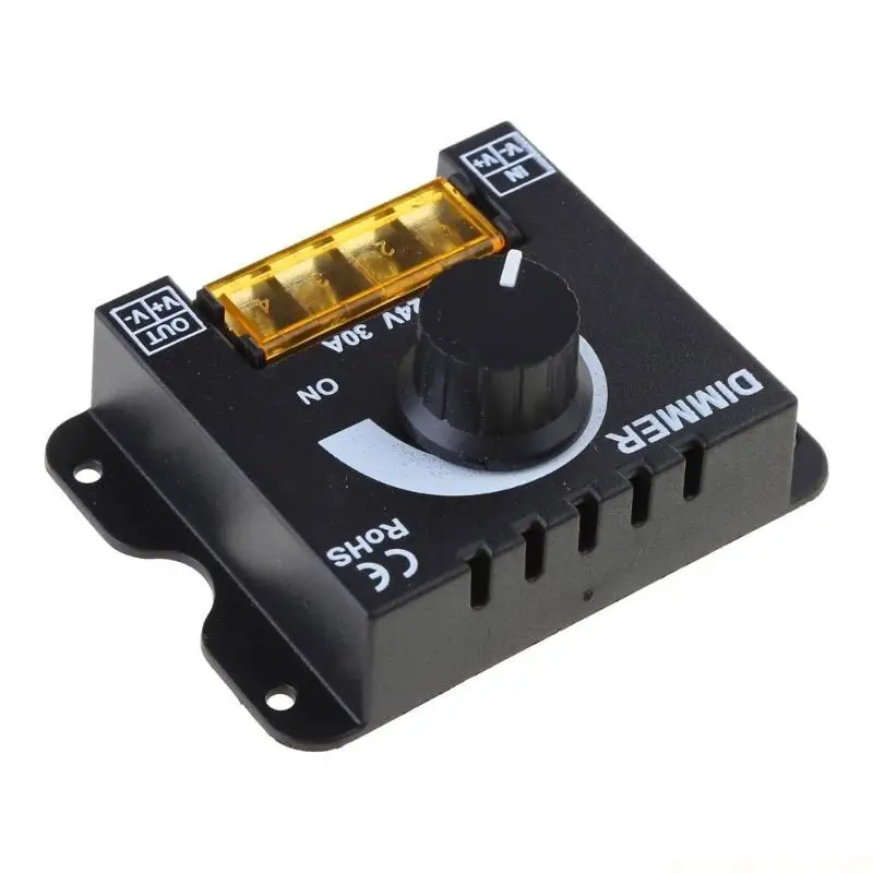 

J0MA светодиодная лента, регулятор яркости, переключатель включения/выключения постоянного тока 12 В, 24 В, 30 А, ШИМ-регулятор