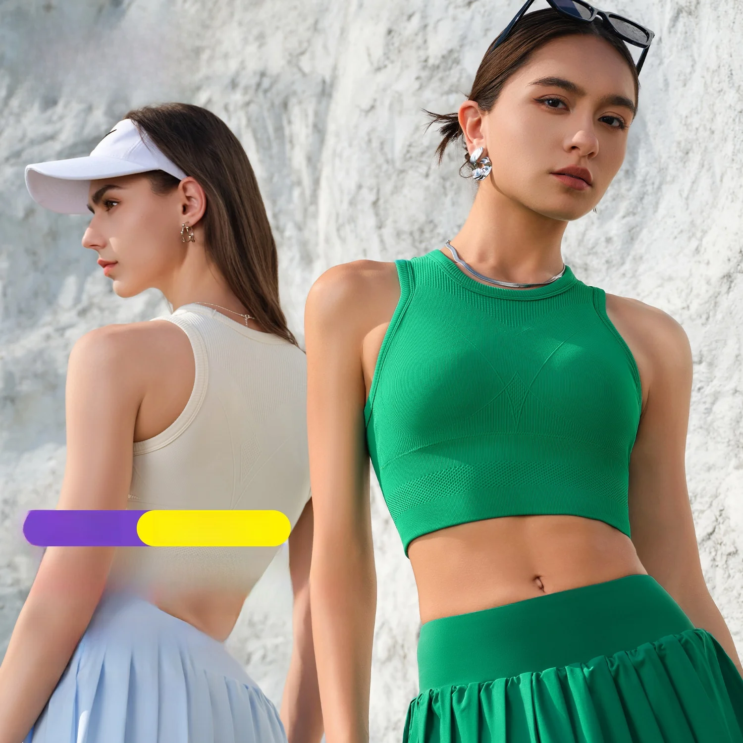 

Women's Quick-Drying Sports Vest Top Fitness Yoga Outer Wear with High Strength Fixed Cup Bra Summer New Arrivals