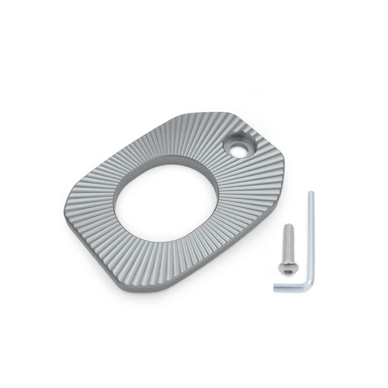 Motorradteile Auspuff-Schalldämpfer Dekorative Schutzabdeckung für HAOJUE UHR150 UHR 125 CNC Aluminium Tuning – Detail 7