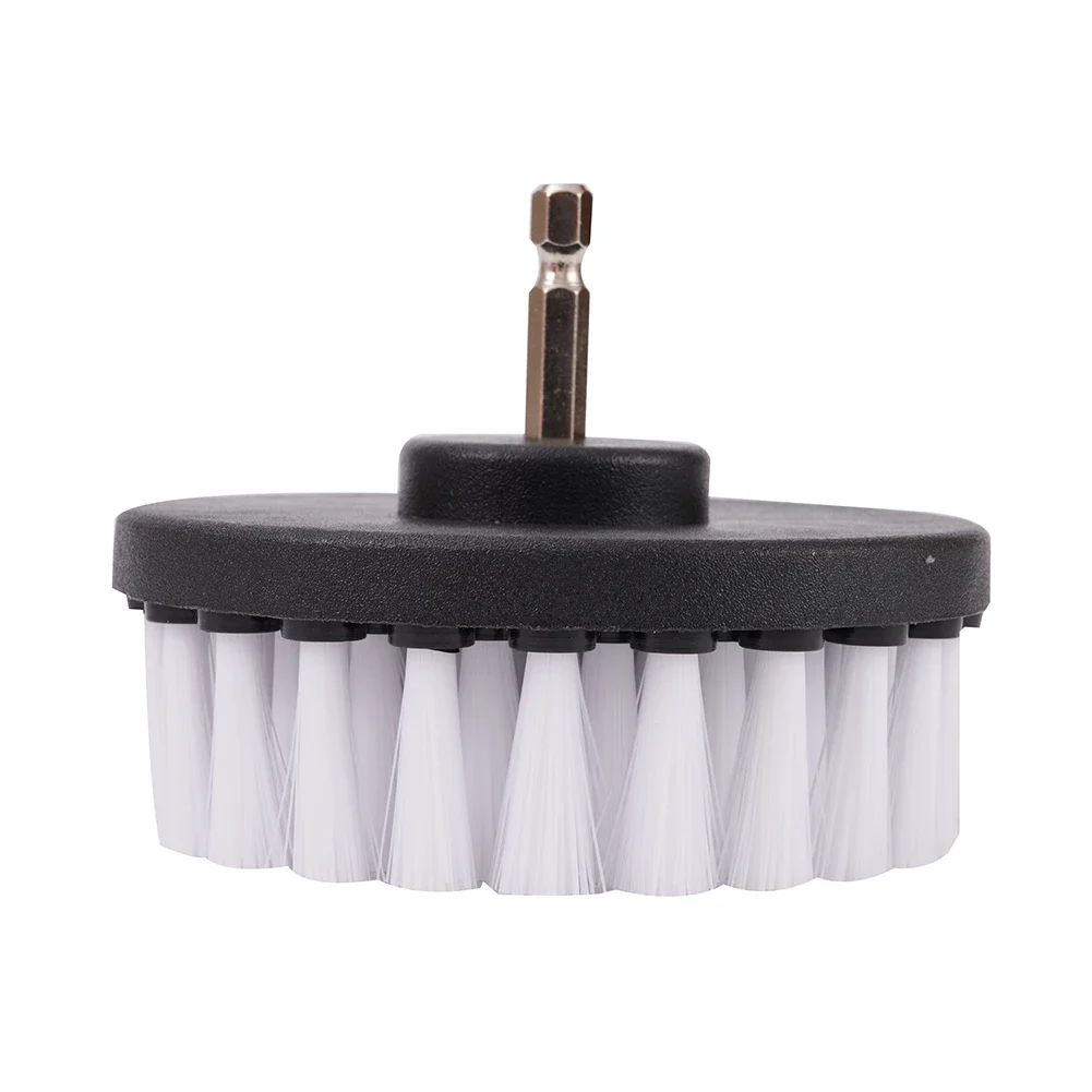 1Pc Drill Brush Head 4inch Soft Brushes Attachment For Carpet Leather Upholstery Cleaning Electric Brush Power Tools Accessories