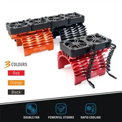 Surpass Hobby 1/5 RC Car 55/56/58mm Brushless Motor Fan 16000Rpm High Speed Double ooling Fan Heat Sink W/ Carbon Cover
