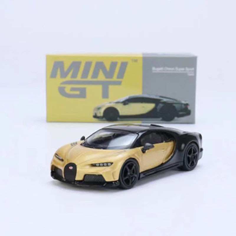 

Мини GT 1:64 модель автомобиля Chiron Super Sport #513 LHD Gold