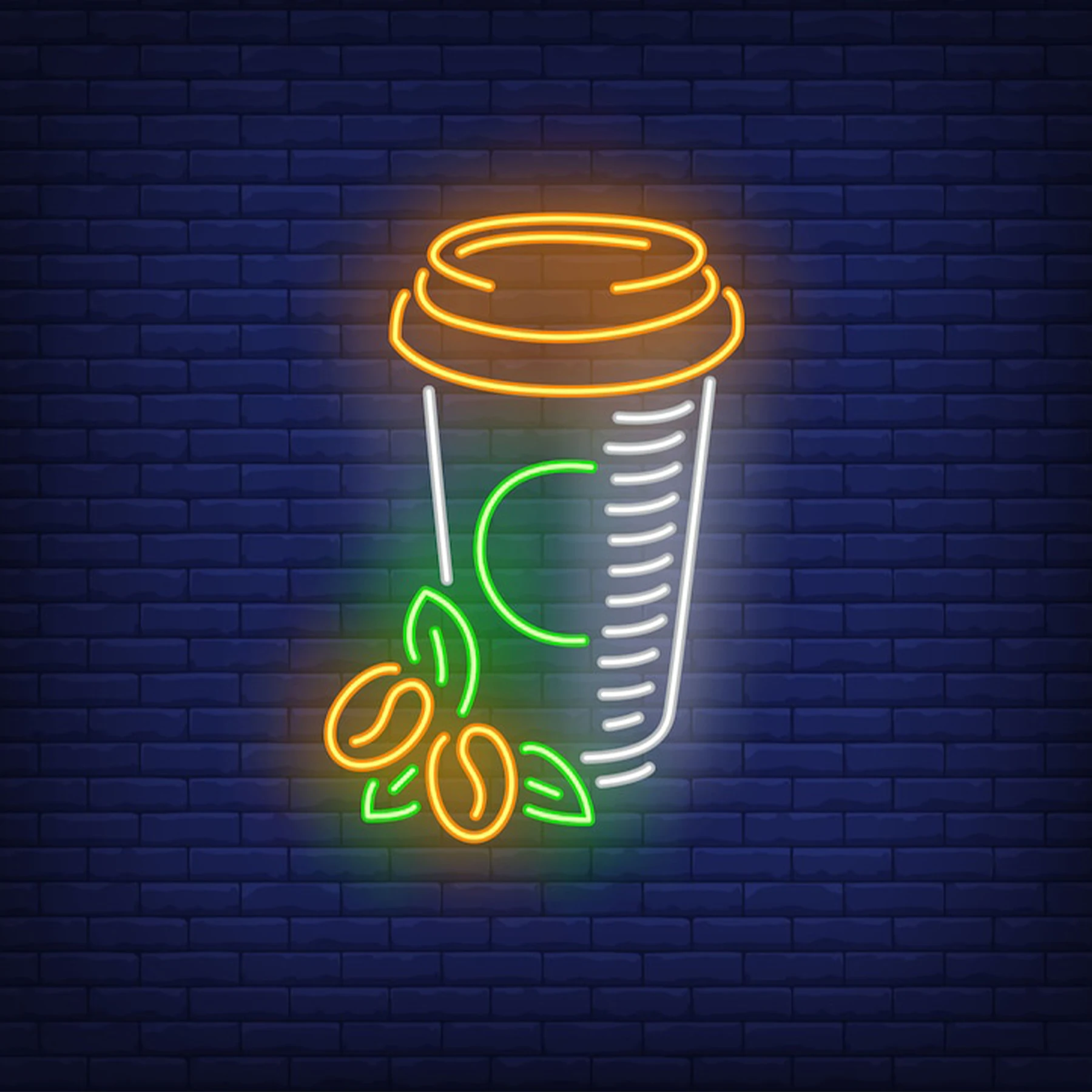 Coffee Open Neon Sign Business Shop Wall Aesthetics Sign Home Decor Office USB Dimmable Neon Coffee Store Neon
