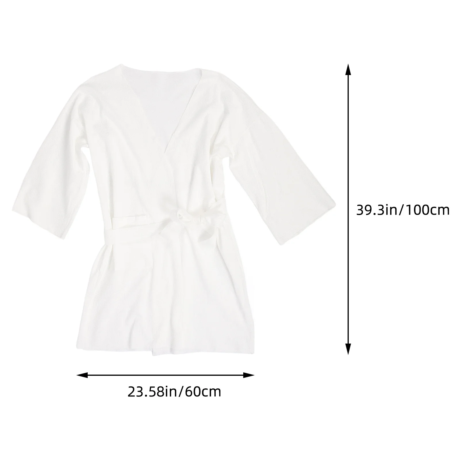 رداء حمام لمرة واحدة رداء يمكن التخلص منه مادة قطنية صديق للبشرة ماص للماء هدية ممتازة اختيار سبا صالون تجميل يلتف #4