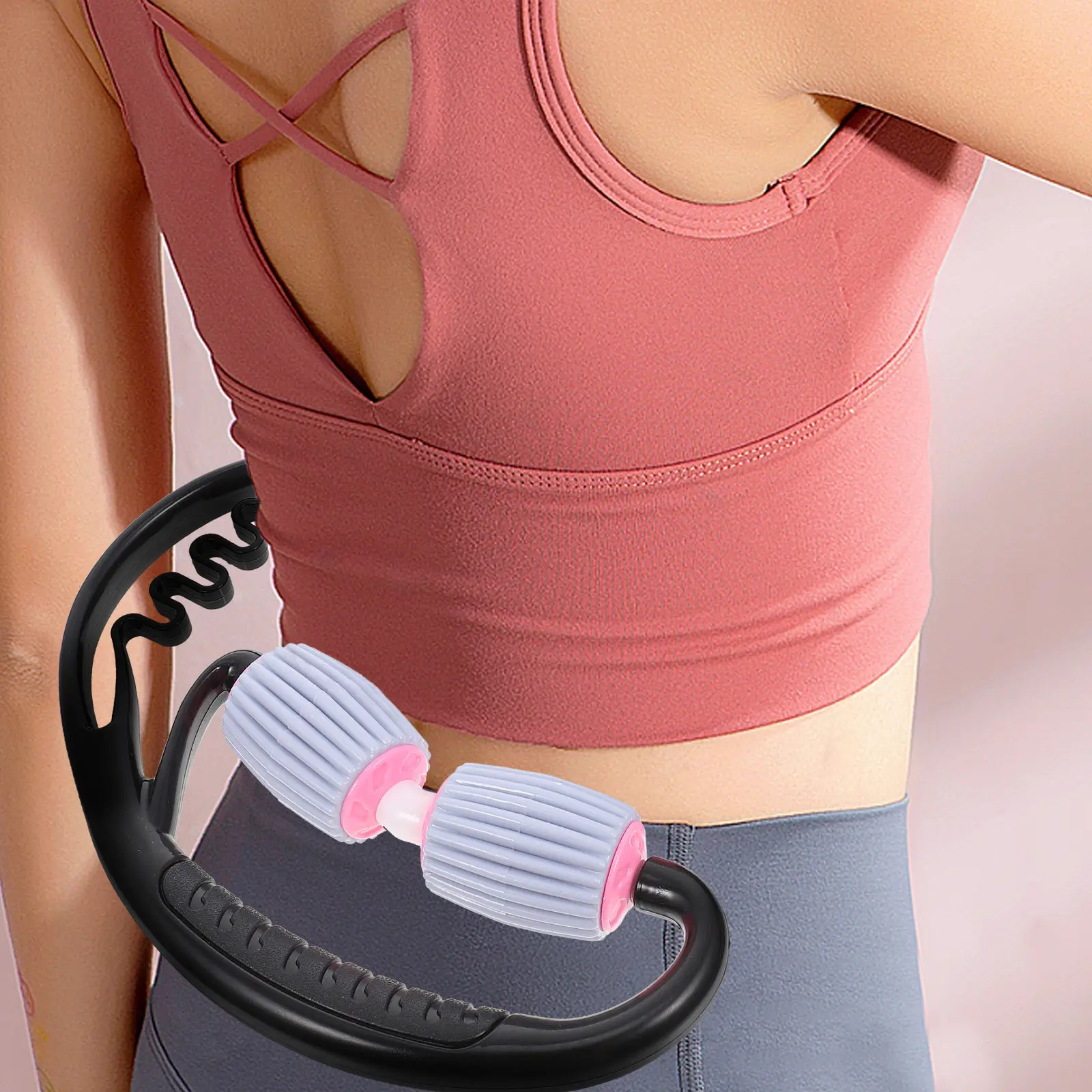 

Roller Portable Massage Calf Massager for Muscles Feet PP Rolling Stick Legs Small