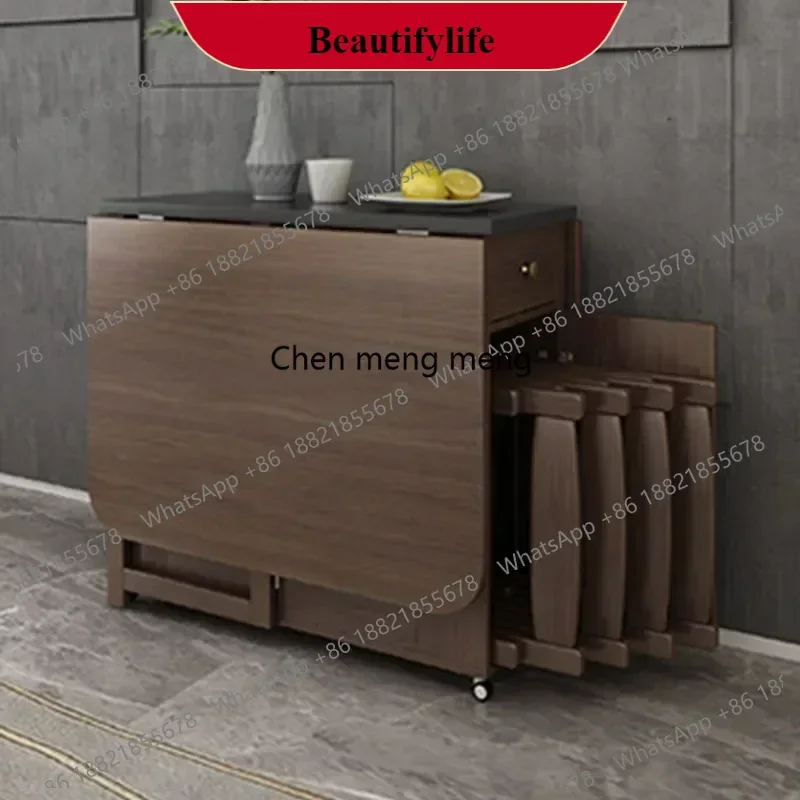 

M138Luxury Party Dining Table Kids Study Wood Restaurant Room Dining Tables Space Saving Modern Mesas De Jantar Home Furniture