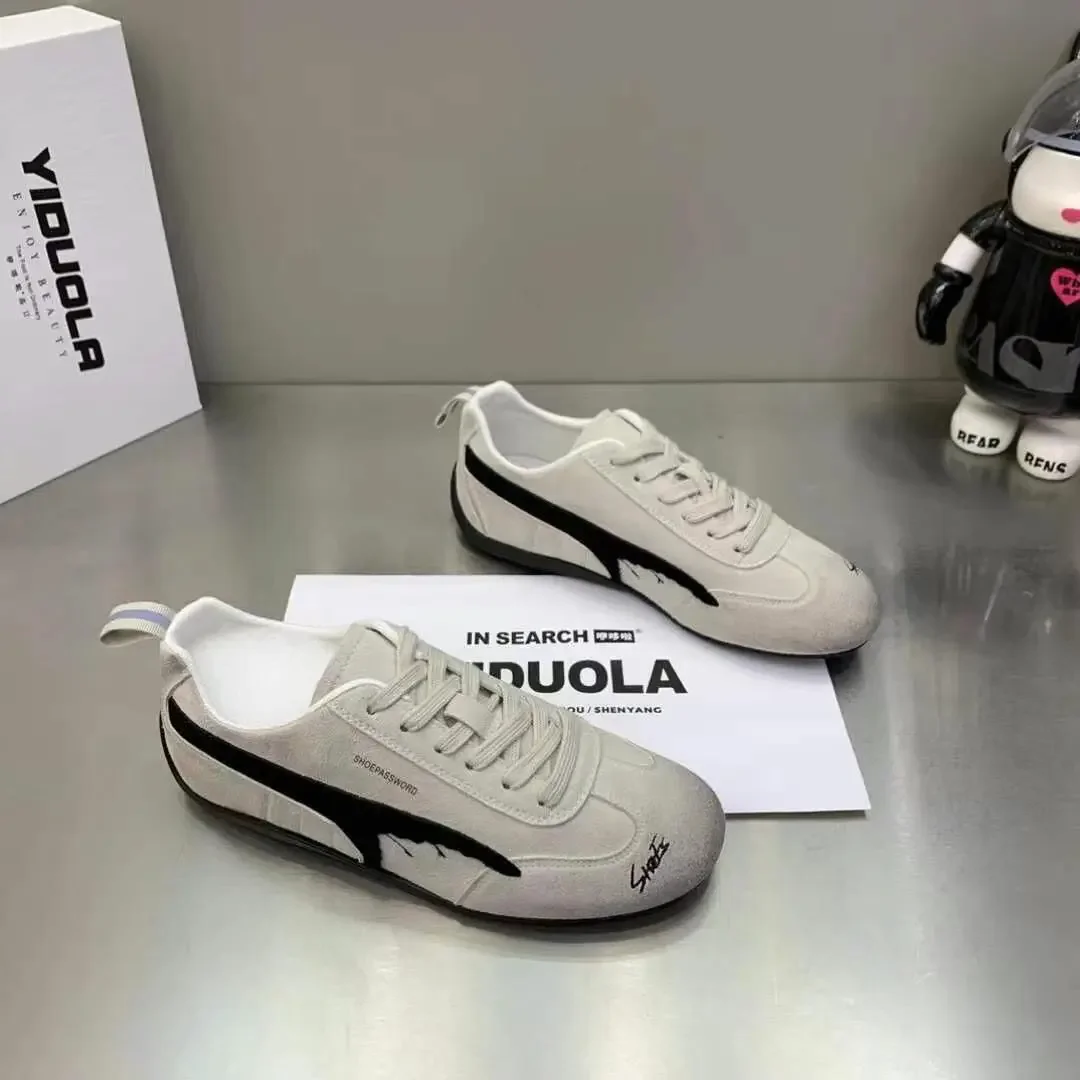 Men Classic Daily Casual Shoes Flat Soft Sole Breathable Anti Slip Wearproof Outdoor Walking Leisure Sneakers