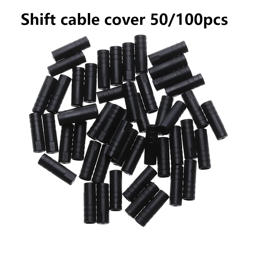 AliExpress 50Pcs 4/5mm Plastic Outer Cable Cover Shift/Brake Cap Bicycle Brake Gear Black Line Pipe Tool Caps