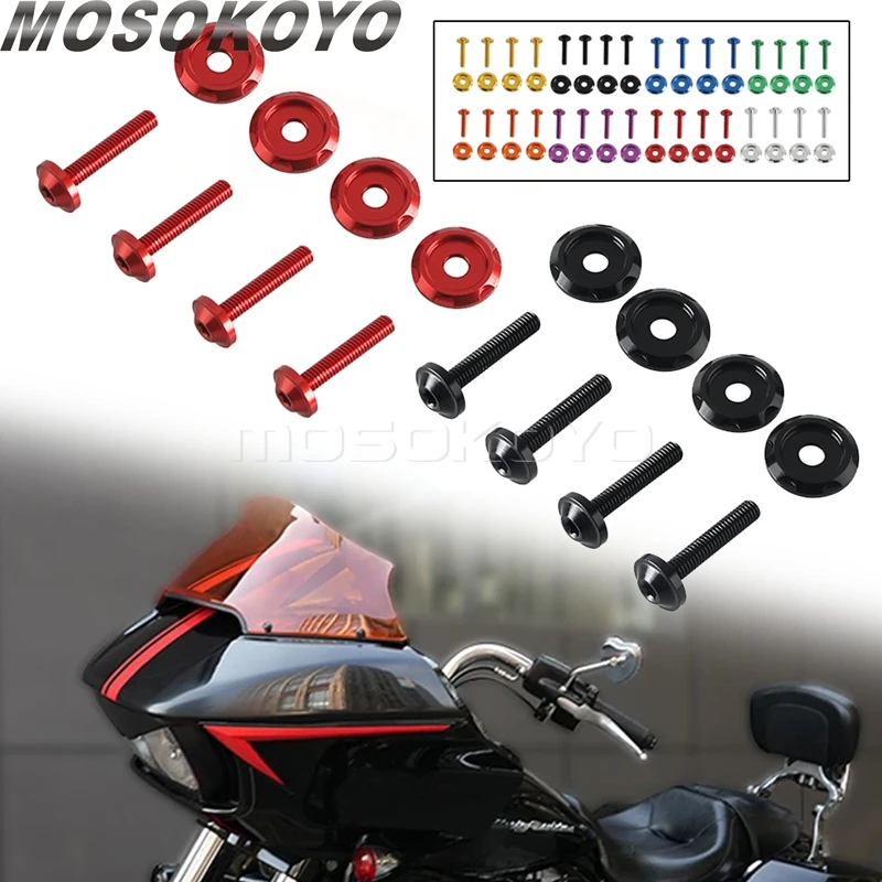 Fairing Windshield Trim Bolts Screw For Harley Road Glide FLTRX 2015-2023 Fairings Windscreen Wind Shield Screws Accessories