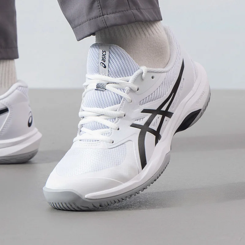 Zapatillas de tenis para hombre ASICS GAME FF 2026 All-Court 1041A489-101 FLYTEFOAM, zapatillas de entrenamiento de malla transpirable, color blanco y negro
