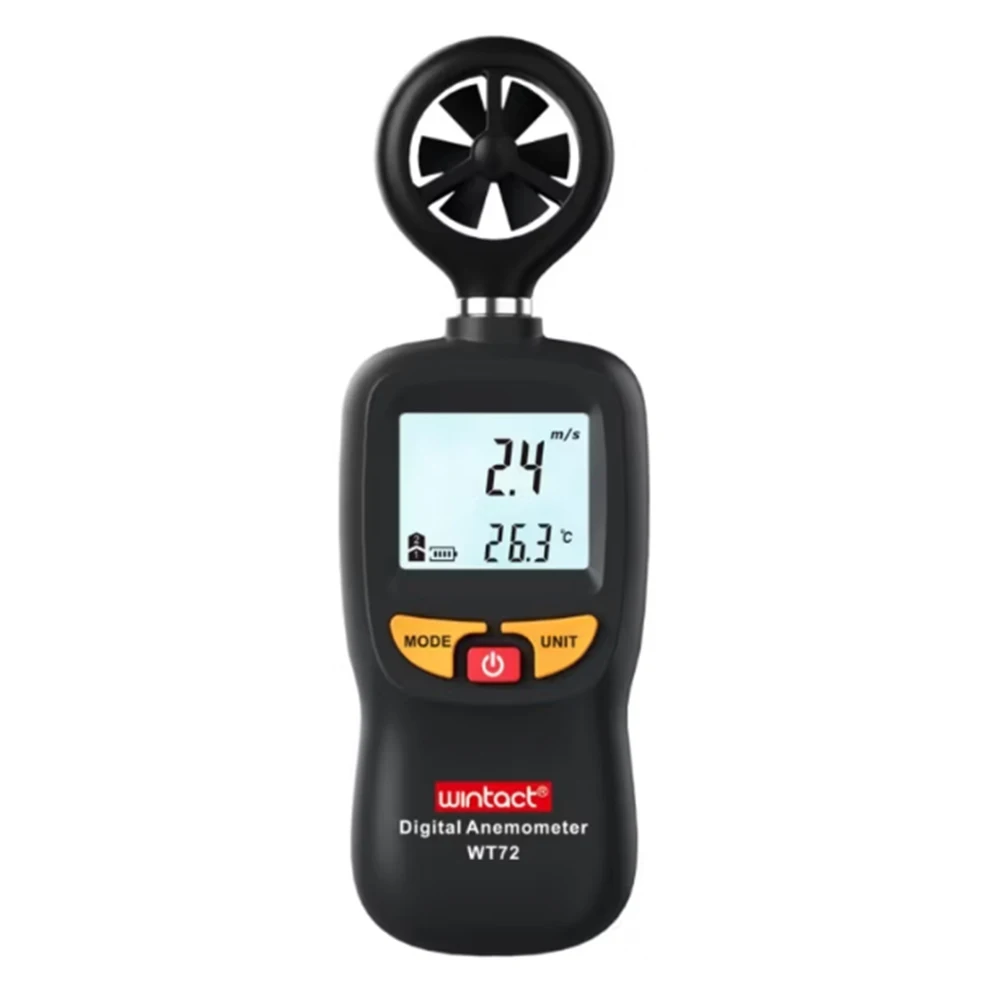 

Wintact WT72 Digital Anemometer Wind Speed Meter 0-30m/s and Anemograph