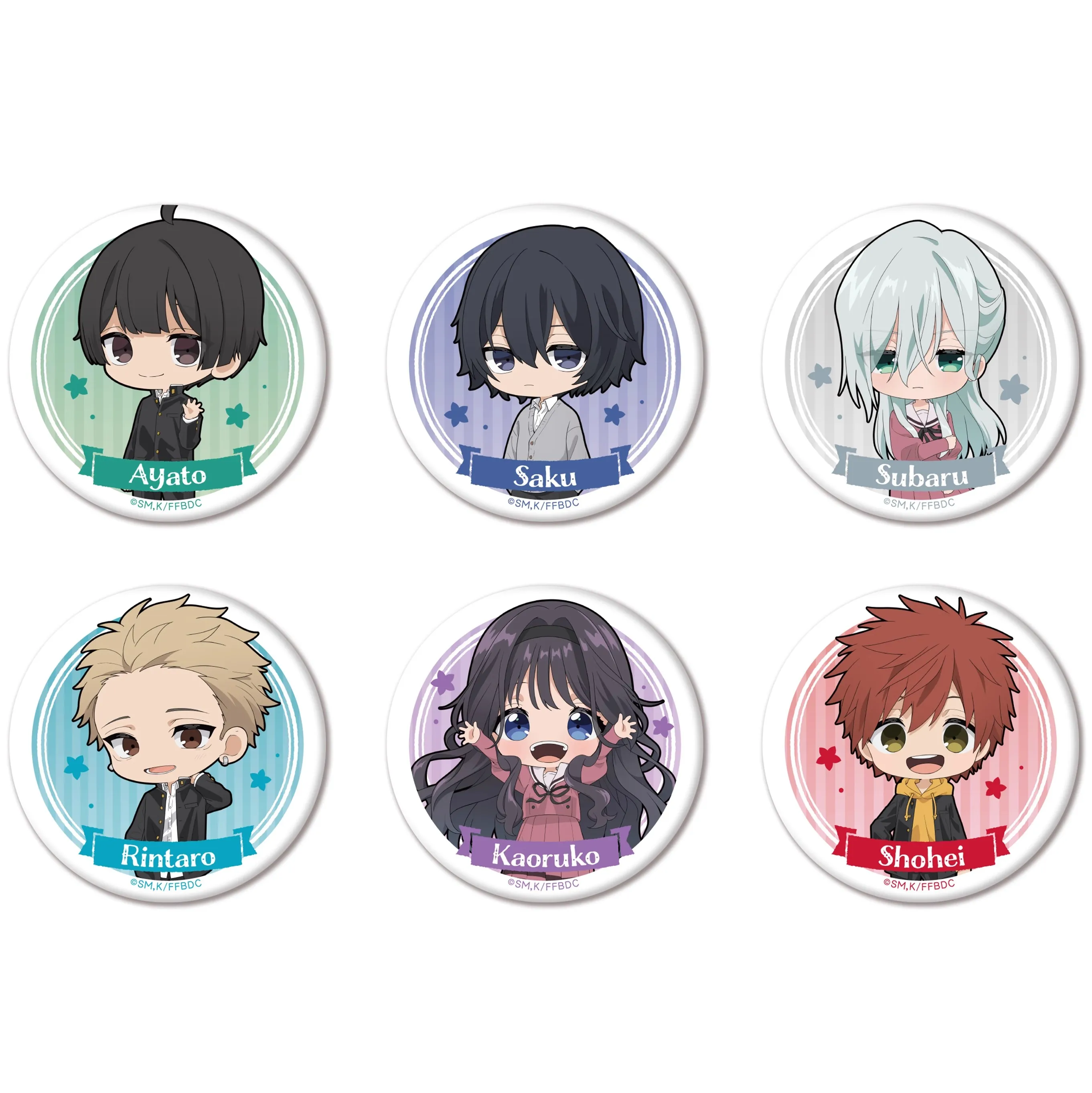 

58 мм аниме «Ароматный цветок цветет с грязи» Tsumugi Rintarō Usami Syouhei Косплей Костюм Значок Булавка SPTE Брошь из жести