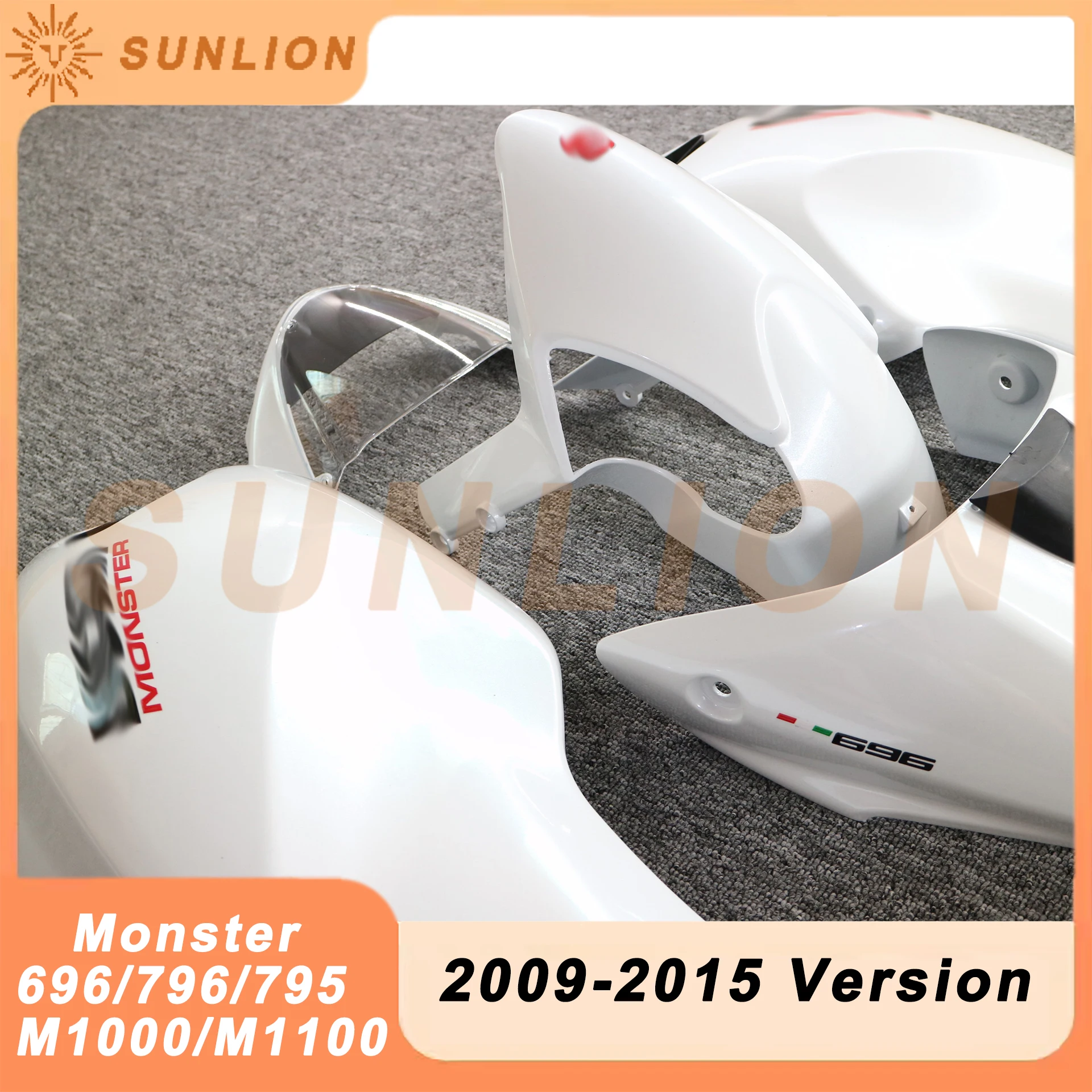 Motorcycle Full Body Fairings Part Kits For DUCATI Monster 696 / 796 / 1100 / M1100 / EVO 2009 - 2015 Fairing