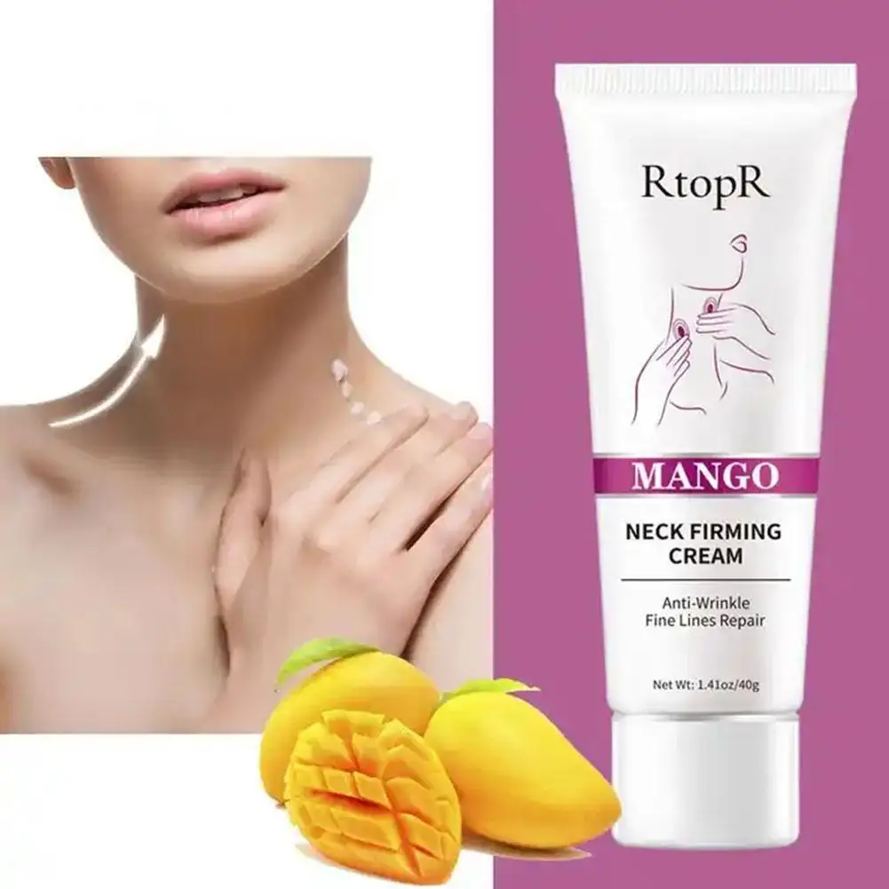 

Anti-wrinkle Mango Neck Firming Cream Fine Line Repair Neck Cream Mild Whitening Moisturizing Hydrating Neck Treatment Neck Mask