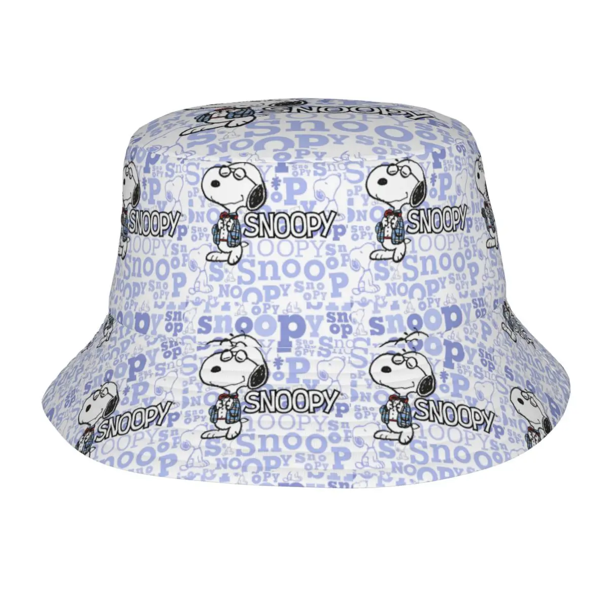 

Модные панамы Snoopy In Alphabetic Surround для девочек, компактные шапки для рыбалки на открытом воздухе, головные уборы для весеннего пикника, шляпа Boonie