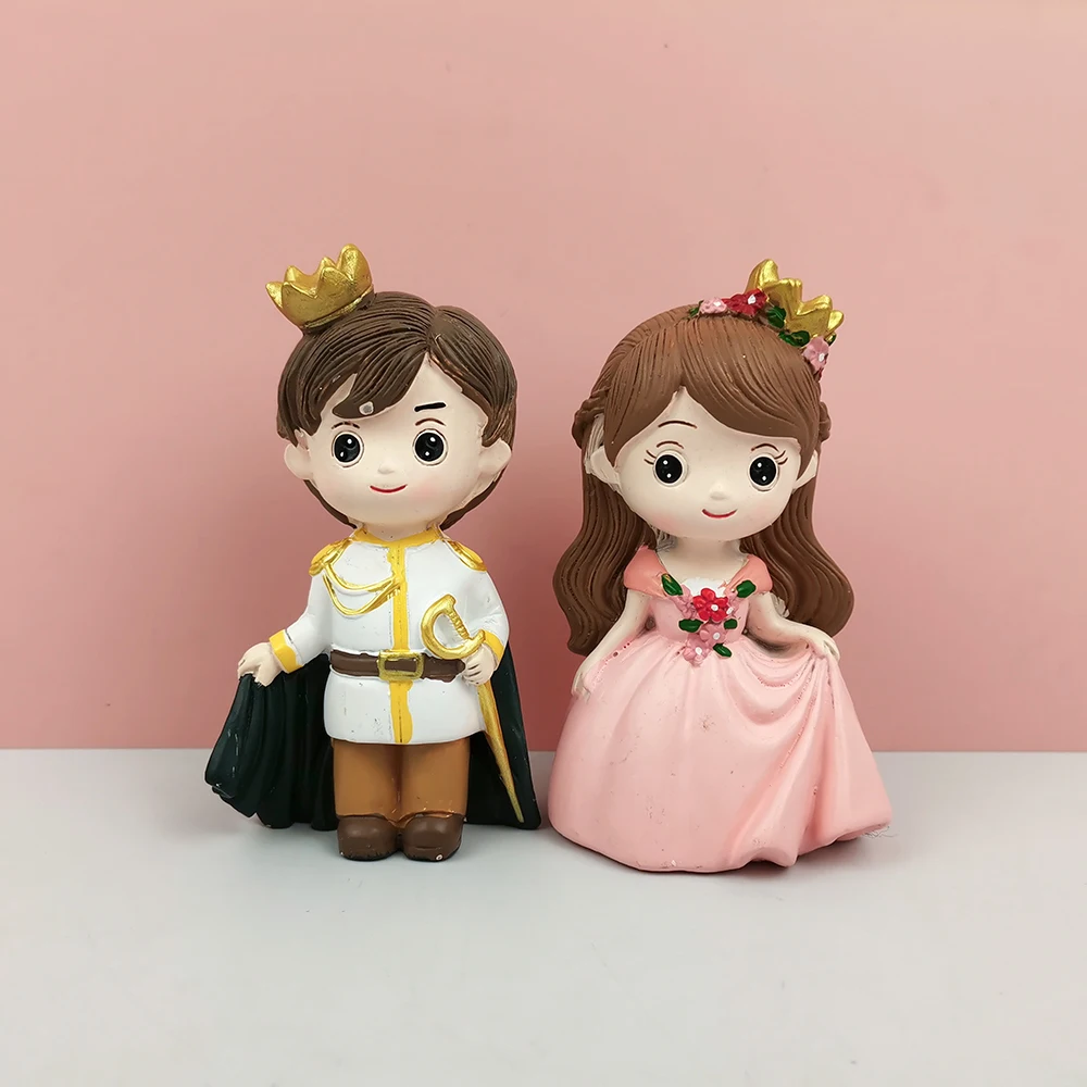 

3D Prince And Princess Clay Resin Moulds DIY Boy And Girl Silicone Moulds Wedding Candle Decoration Gift Creative PRZY