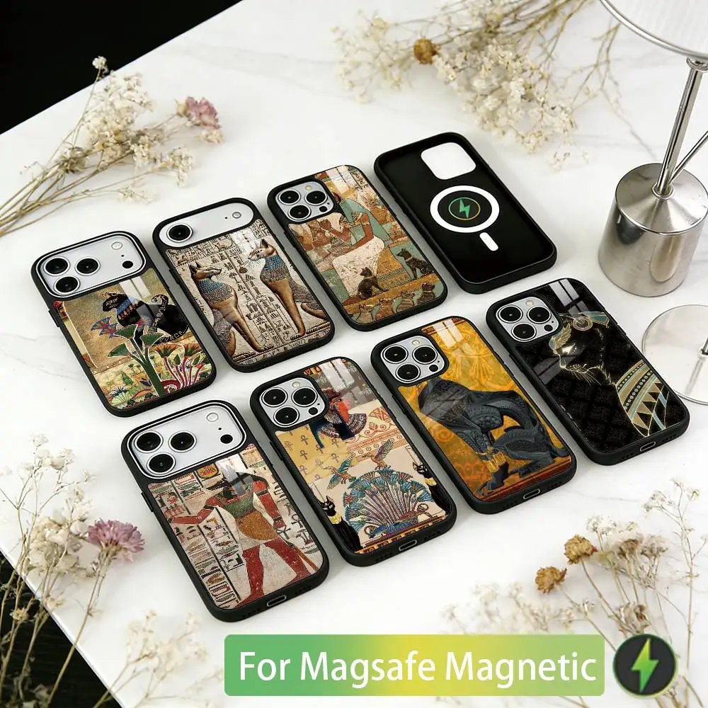 Art A-Ancient E-Egypt Phone Case For iPhone17,16,15,14,13,12,11 Plus,Pro Magnetic with Magsafe Wireless Charging