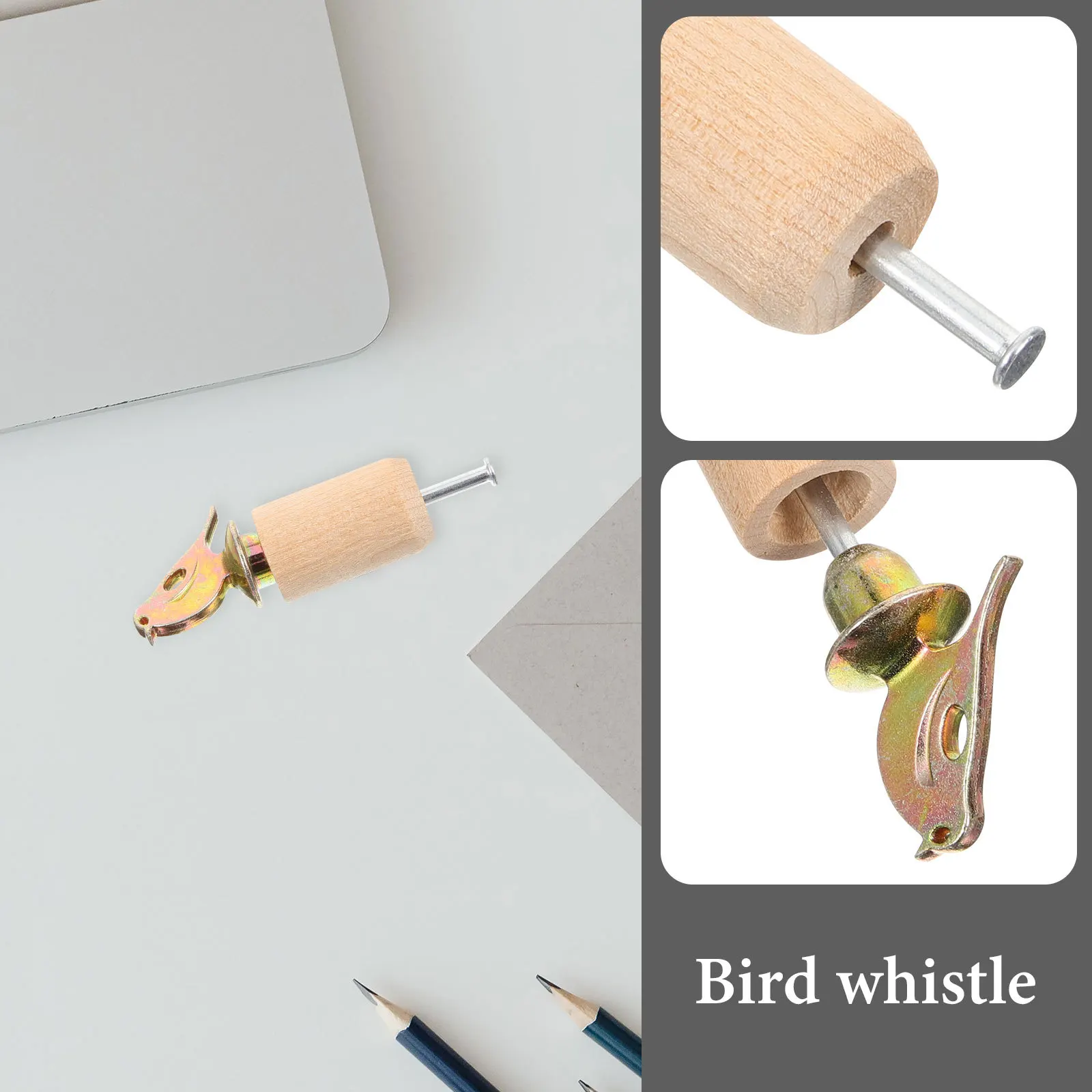 

Bird Call Whistle Metal Portable Mini Whistle For Crisp Chirping Sound Creative Outdoor Fun Instrument Tool For Adults Gift